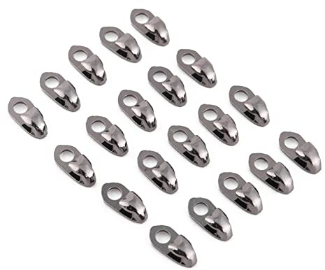 Stiefel-Ösen-Reparatur-Set, Stiefel-Spitzenhaken-Reparatur-Set, Legierung, 20-teiliges Set, Stiefel-Haken, Schnürsenkelbeschläge mit Nieten für Reparatur, Camp, Wanderung,