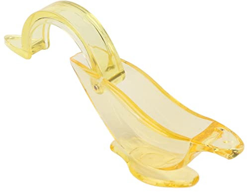 Tyenaza Presse-Agrumes en Tranches De Citron, Presse-Agrumes en Tranches De Citron, Presse-Fruits Manuel en Acrylique en Forme D'oiseau Portable pour la Maison, la Cuisine, Le Bar, Jaune, 5 Pièces