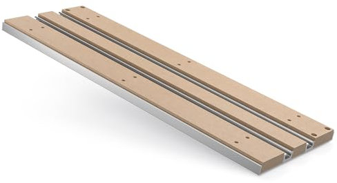Genmitsu 2040 Aluminum & MDF Hybrid Spoilboard Table for 4040-PRO CNC Router Milling Machine, Size 202 x 600 x 20.5mm, Expand The Work Area to X600mm x Y400mm