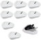 Pinsheng Universal Washable Triangular Microfiber Cleaning Pad Cover 8 Pcs Drawstring Triangular Steam Mop Pads Microfiber Replacement Cleaning Pads Washable Cloths for X5 Steam Mops and H2O