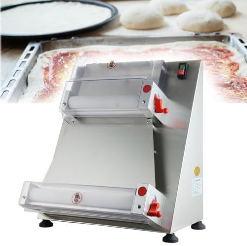 GTANND Commercial Dough Roller Sheeter,30/40cm Electric Pizza Dough Roller Machine,600w Automatically,For Pizza Bread And Pasta Maker Equipment,30cm