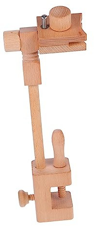 SEWACC Stickrahmen Mit Drehung Höhenverstellbar Und Für Kreuzstich Und -projekte Stabiler Buchenholzrahmen Für Bequemes Arbeiten