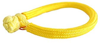 Abschleppseile Gelb 10mm * 150m Weiche Fesseln, Seilbackel Ynthetische Schäkel, ATV Winch Seil
