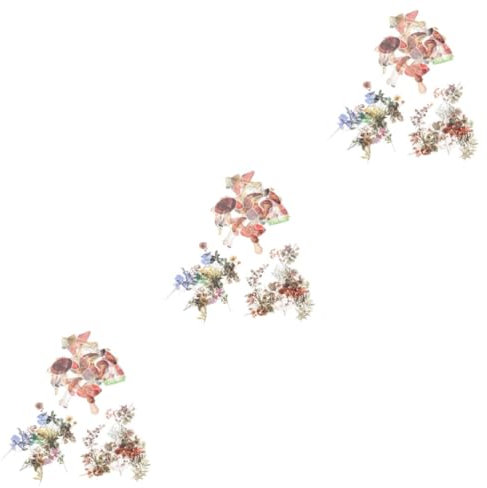 ABOOFAN 360pcs DIY Sticker Green Pet Plant Style Label Adhesives Cute Scrapbooking Decorations