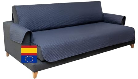 Miogar Funda Sofá 3 Plazas – Cubre Sofá Acolchado Reversible y Lavable – Protector Sofá Resistente contra Manchas y Arañazos – Ideal para Mascotas y Niños – Fabricado en España