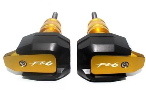Sturzschutz Motorrad Motor Abdeckung Rahmen Sliders Crash Pad Protector Für Yamaha FZ1 FZ6 FZ8 Für FAZER FZ1N FZ6N FZ8N Fallende Schutz Sturzpads Crash Pad(Gold,X-3)