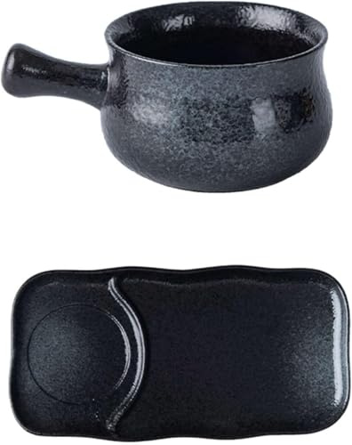 Insalatiera, Ciotole da Portata, Zuppiera, Zuppiera di Cipolle Francese con Set di Piatti, Zuppa di Zucca Ai Cereali E Insalatiera per Cucina, Lavastoviglie, Forno A Microonde E Forno, B