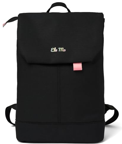 Ela Mo Rucksack Damen - Daypack schön u. durchdacht - Laptop Rucksäcke für Frauen - Anti Diebstahl Tasche für Schule, Uni, Business (Rainbow)