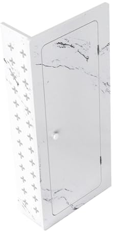Radiatorskydd för Hemmet, Radiatorskydd, Enkeldörrsdesign, Lätt att Inspektera och Underhålla, Används för att Dölja Gasmätare och Rörledningar(25x70x20cm/10x20x8in)