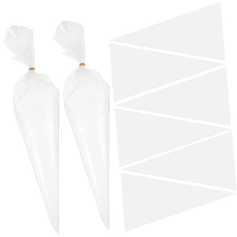 SAFIGLE 50Pcs Tile Grout Bags Hdpe Tear-resistant Masonry Mortar Piping Bags for Brickwork Repointing and Grouting Protection