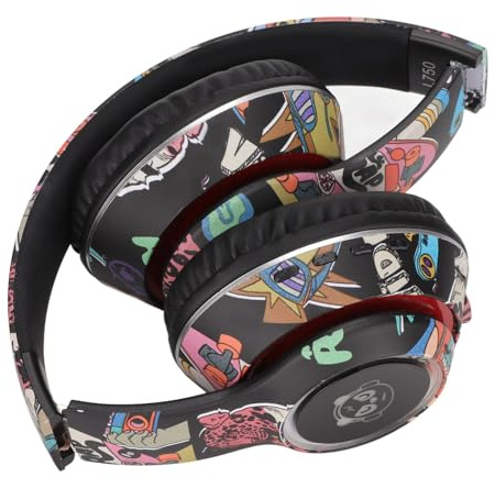 Yctze Casque sans Fil avec Lumières LED - Qualité Sonore HiFi, Sortie Stable de 20 Hz à 20 KHz, Autonomie de la Batterie, Casque de Jeu Confortable avec éclairage Ambiant coloré et 5.1