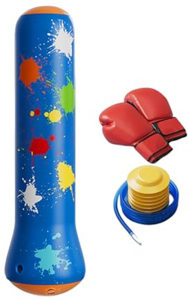 Sacco da boxe per bambini, Gonfiabile Box Attrezzature per bambini, Sacchetto per Punching Rapido, Per E Ragazze Per Casa Soggiorno E Camera dei Bambini Interno Esterno