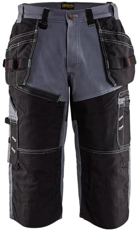 Blaklader 15011370 Piratenshorts X1500, Grau/schwarz, grootte C50