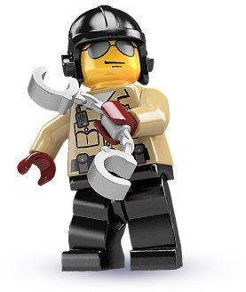 LEGO 8684 - Minifigur Polizist aus Sammelfiguren-Serie 2
