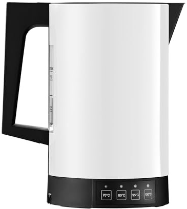 ritter fontana 5 Hervidor de Agua Eléctrico con Control de Temperatura, Color Blanco