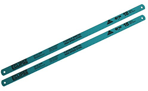 2 x Eclipse Plus 30 Hacksaw Blades 18 TPI Bi-Metal Flexible High Speed Steel Hacksaw Blades 12” 300mm by AllTrade Direct by AllTrade Direct