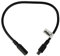 vhbw Cable Jack USB Mini Compatible con GoPro Hero 5 Session, 6, 7, 6 Black, 7 Silver, 7 White, 8 Black, Fusion cámara - Cable Adaptador, Negro