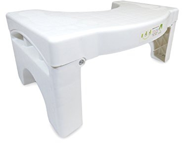 Folding Squatting Toilet Stool | 7 Inch Non-Slip Bathroom Step Stool | Anti Constipation Natural & Comfortable Squat Aid Stool