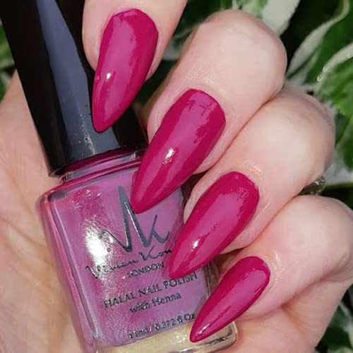 Esmalte de uñas permeable Vivien Kondor Henna Halal Ha22 Amethyst 11 ml