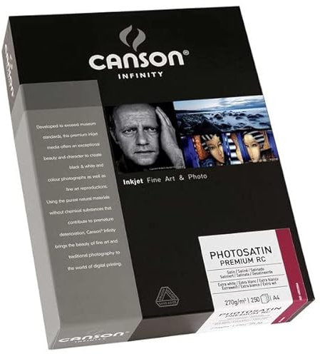 Infinity PhotoSatin Premium RC A4 270g/m² 250 Blatt 250 Blatt seidenmatt extra weiß