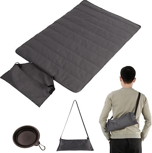bangminda wasserdichte Hundematte für Outdoor, Faltbare Haustier Decke Camping Decke, Waschbares Hund Katze Mat, Große Reisedecke für Haustier 100 x 70cm