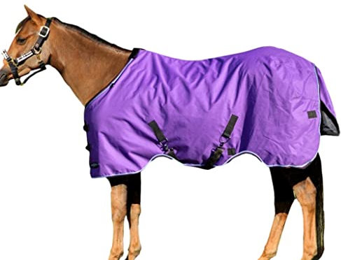 Kensington Signature Pony Turnout - Stalldecke Tagesdecke, wasserdicht und reißfrei, 80G (Größe 57, Lila)