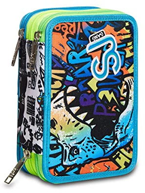 SJ GANG STYLE JAM GANG Ast.3 Zip Sj Gang Flip-3d Da Sj Boy AST.3 ZIP SJ GANG FLIP-3D DA SJ BOY, Unisex - Bambini e ragazzi, Multicolore (Jet Black), Taglia Unica