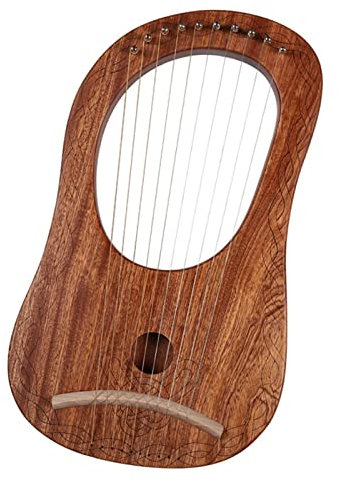 Leier 10-saitige Leier Harfe Leier Musikinstrument Tragbare Leier Für Anfänger