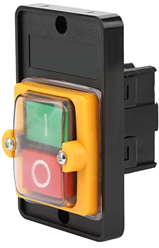 Interruttore a pulsante ON OFF impermeabile AC220V/380V 10A Pulsante per apparecchiature meccaniche e macchinari tessili