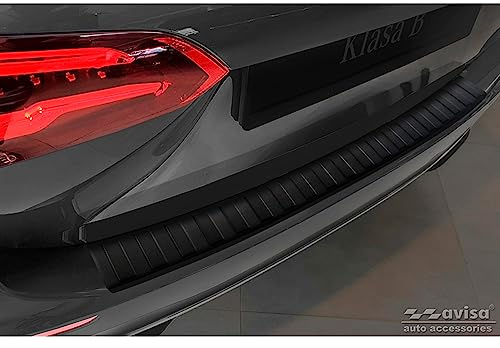Avisa Matt-Schwarz Edelstahl Heckstoßstangenschutz kompatibel mit Mercedes B-Klasse III W247 / AMG 2018-, Mattschwarz | kompatibel mit Mercedes B-Klasse III W247 / AMG 2018- - Mattschwarz