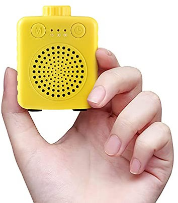 Fansbe Sleep Sound Machine Travel Size, White Noise Machine Baby Portable, Small Travel Sound Machines Adults Super Mini 20 Soothing Sounds Adjustable Volume for Home Travel and Office (Yellow)