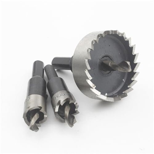 Dia 15mm HSS Core Drill Bit Metal Cutter Cutting Hole Saw Set HSS Holesaw,100mm