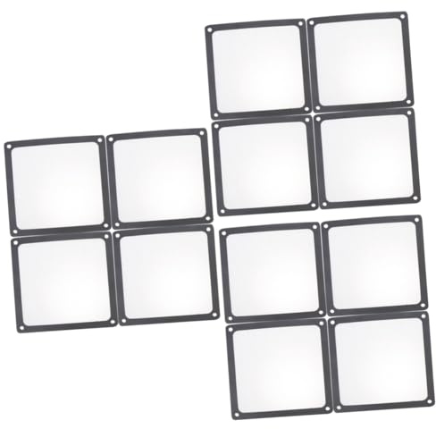BESTonZON 12pcs Ultra-thin Mesh Computer Fan Filter for Dust Cover Screen Dust Protection Case for Fan