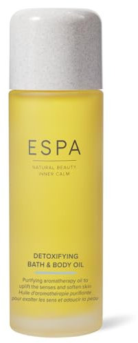 ESPA | Detoxifying Bath & Body Oil | 100ml | Cypress & Juniper Berry | Nourishes & Softens Skin | Massage Oil | Suitable for All Skin Types