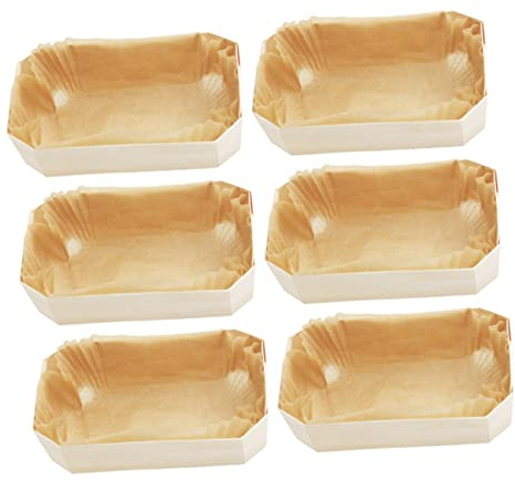 ABOOFAN 6Pièces Moule à Pain Rectangulaire Antiadhésif Lot pour Gâteaux Toasts et Sandwichs Aux Températures Facile à Démouler Convient à Tous Types de Fours