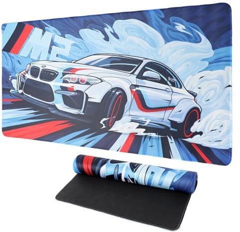 GmeDhc Alfombrilla Ratón Gaming XXL - 900 x 400 mm, Mouse Pad Gaming, de Goma, Alfombrilla de ratón Antideslizante de Goma, para Videojuegos, Macbook, PC, portátil, Escritorio