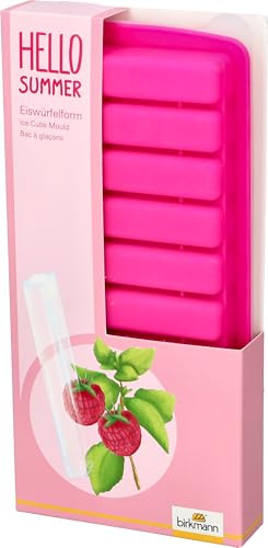 Birkmann, Eiswürfelform, Sticks, pink, 11,2 x 23,5 cm, aus Silikon, für 10 Stück