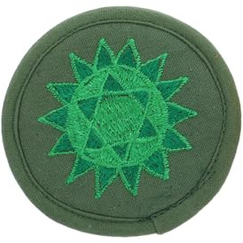 Religiöse Abgerundete Klangschalenmatte, Zartes Kissen Grün | Cotton Cloth, Leicht und Kompakt, Praktisch zum Aufbewahren und Tragen, Geschenk Geeignet