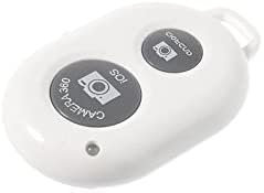 Télécommande Bluetooth Smartphone – Déclencheur Photo à Distance – Compatible iOS & Android – Jusqu’à 10 m – Blanc – Straße Tech®