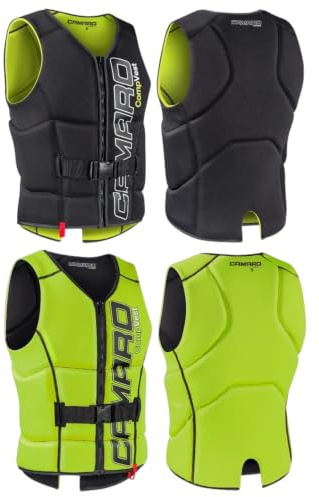 Camaro Comp Slasher Neopren Prallschutz Weste Wakeboard Kite Wasserski Black/Green
