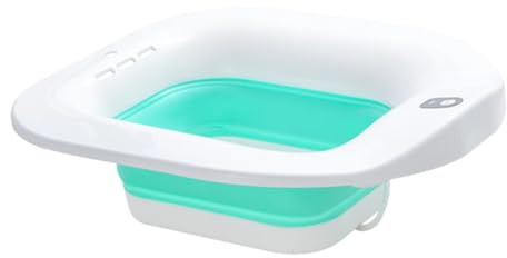 Abaodam Elektrisches Faltbares Sitzbad mit Rutschfester Schale für Erwachsene Geeignet für Schwangerschaft Wochenbett und Senioren Komfortable Sichere Toiletten sitzbadewanne zur