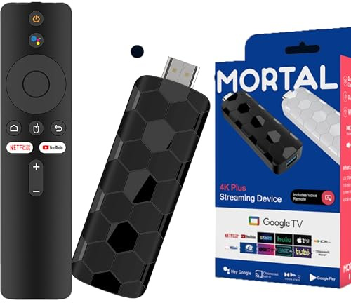 Android TV Stick 4K Streaming Media Player, 2GB RAM 16GB ROM, 8K Video Decoding TV Stick Box, WiFi 6 & Bluetooth 5.4, USB 3.0, 4K@60Hz HDMI 2.0, for Home Entertainment Live Sports
