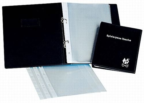 Spielerpasstasche DIN A6 mit 12 Stück b+d Klarsichthüllen