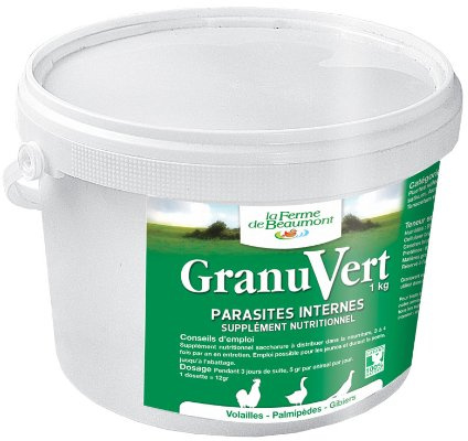 Ferme de Beaumont GranuVert 1 kg - Purge granulés concentrés volailles