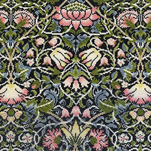 Bothy Threads Kreuzstich-Set Glockenblume, 31x31cm, XAC5, Zählmuster