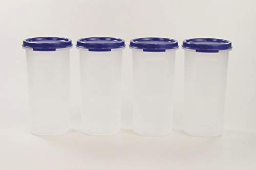 TUPPERWARE Circular 650 ml blau (4) Deko Back Zauber Dose für Kaffee Pads Vorrat