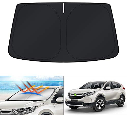KUST Windshield Sun Shade for Honda CR-V 2017 2018 2019 2020 2021 2022 CRV Sunshade Window Sun Visor Protector Foldable Blocks UV Rays Keep Your Car Cooler