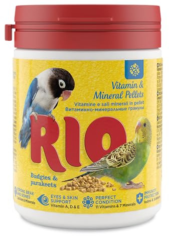 RIO Vitamin- und Mineralgranulat für Wellensittiche und Wellensittiche groß 120g
