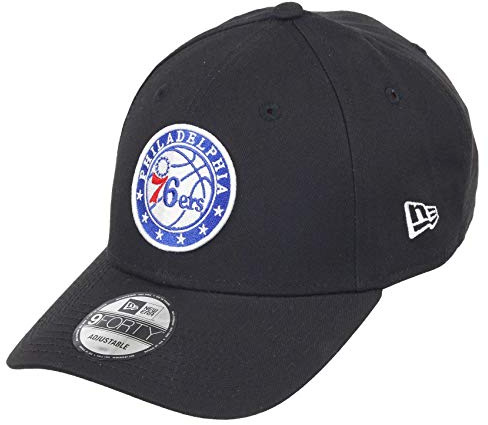 New Era Philadelphia 76ers 9forty Adjustable Snapback Cap NBA Essential Black - One-Size