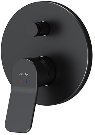 AM.PM X-Joy FXA85022 – Mitigeur salle de bain thermostatique, Robinet salle bain, Robinet baignoire monotrou, Mitigeur baignoire à réglage température et débit